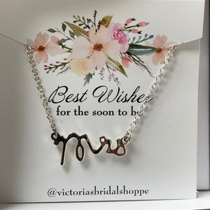 Best wishes for the soon to be Mrs necklace